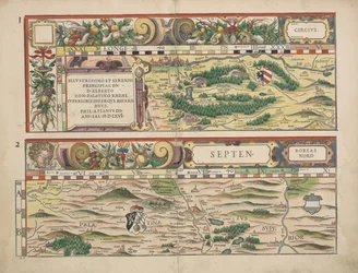 Bairische Landtafeln von 1568 (Tafeln 1 und 2)